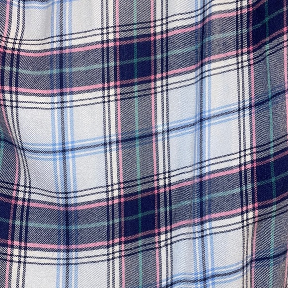 Abercrombie & Fitch Light Blue and Pink Flannel XS - Picture 4 of 4